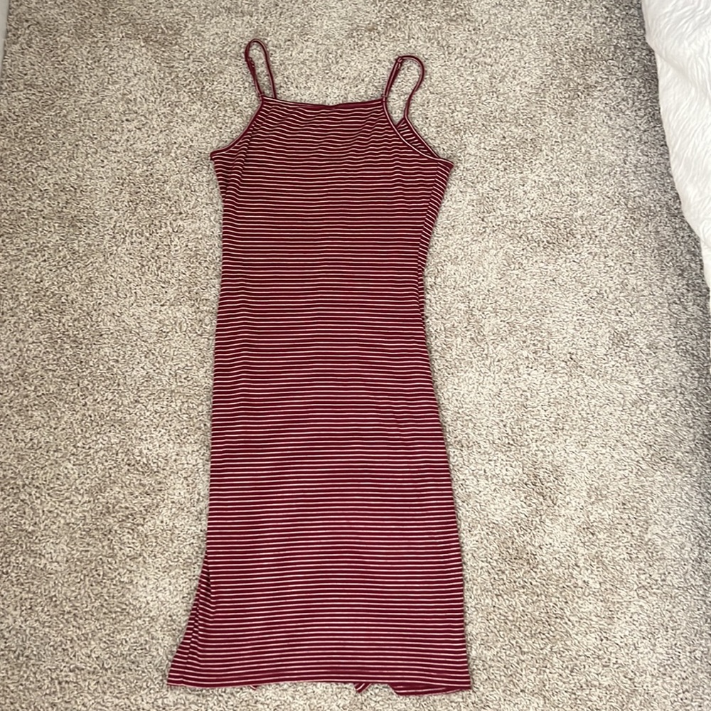 Windsor Store Striped Ribbed Dress - Picture 4 of 5